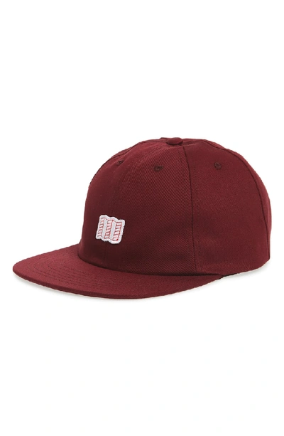 Shop Topo Designs Mini Map Cap - Burgundy In Wine