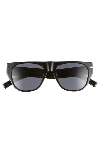 Shop Dior 53mm Flat-top Sunglasses - Black