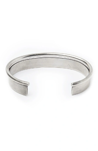 Shop Title Of Work Double Cuff Bracelet In Silver