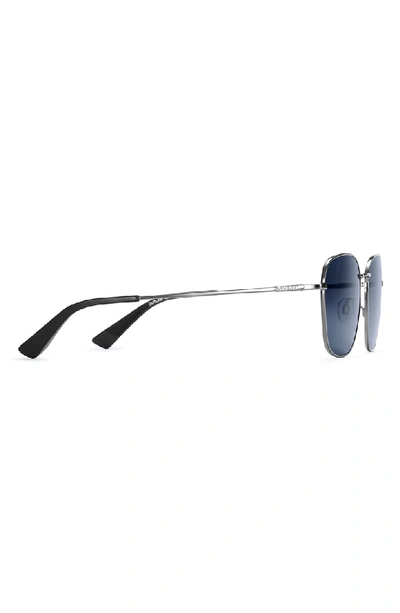 Shop Mvmt Outlaw 55mm Polarized Sunglasses - Gun Dark Blue