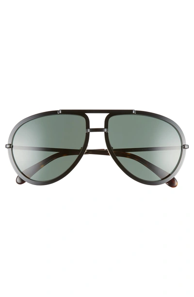 Shop Givenchy 60mm Aviator Sunglasses In Black