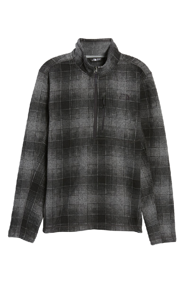 north face plaid pullover