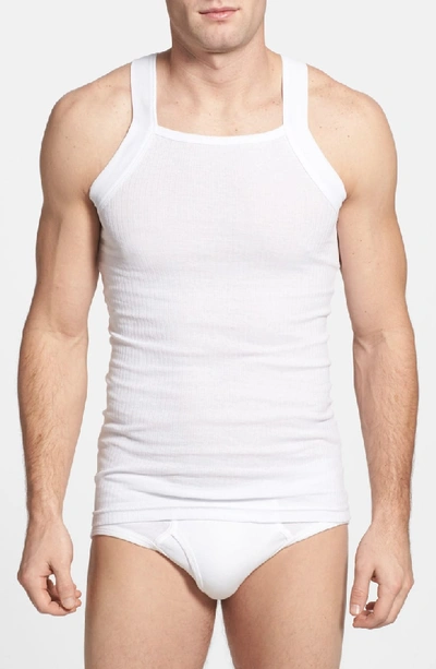 Shop 2(x)ist 2-pack Cotton Tank Top In White