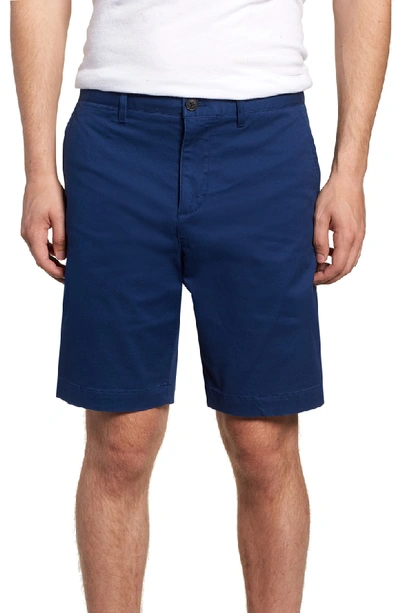 Shop Lacoste Stretch Bermuda Shorts In Inkwell