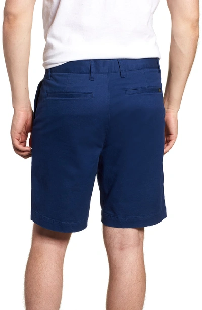 Shop Lacoste Stretch Bermuda Shorts In Inkwell