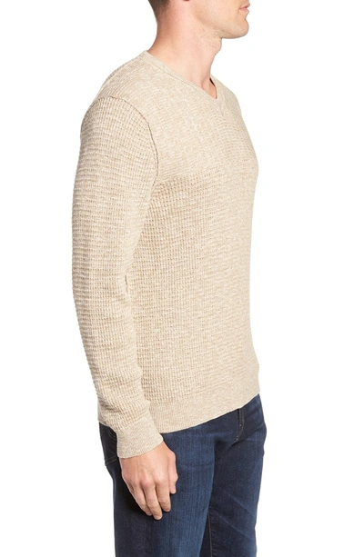 Shop Tommy Bahama Isidro V-neck Classic Fit Sweater In Golden Honey