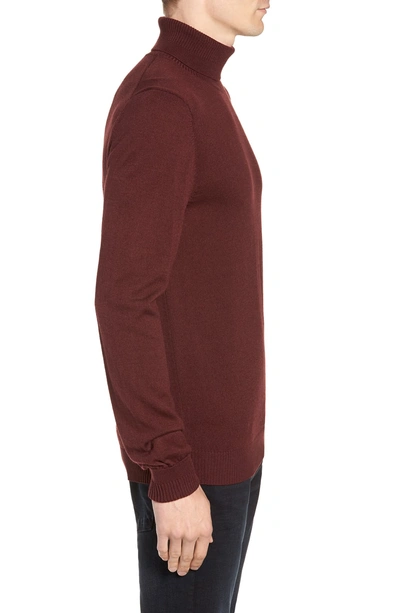 Shop Vince Camuto Merino Wool Turtleneck In Port