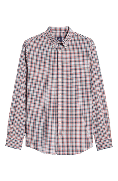 Shop Johnnie-o Finley Classic Fit Sport Shirt In Sangria