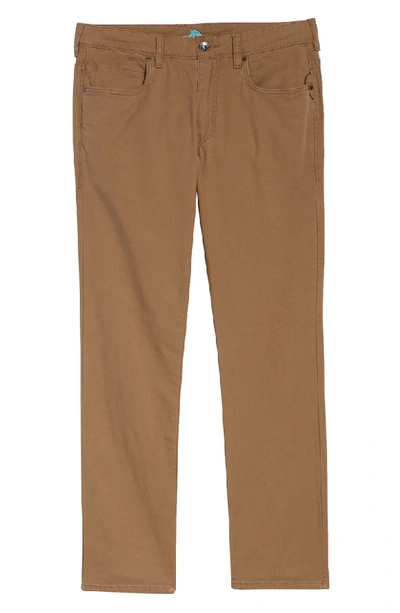 Shop Tommy Bahama Key Isles Regular Fit Pants In British Bourbon