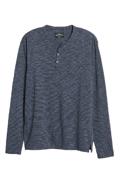 Shop Rodd & Gunn Tasman Downs Regular Fit Henley In Navy