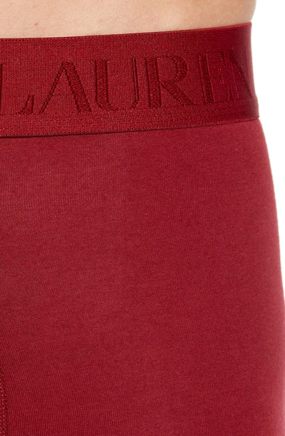 Shop Polo Ralph Lauren 2-pack Cotton & Modal Boxer Briefs In Red Sienna/ Deep Atlantic