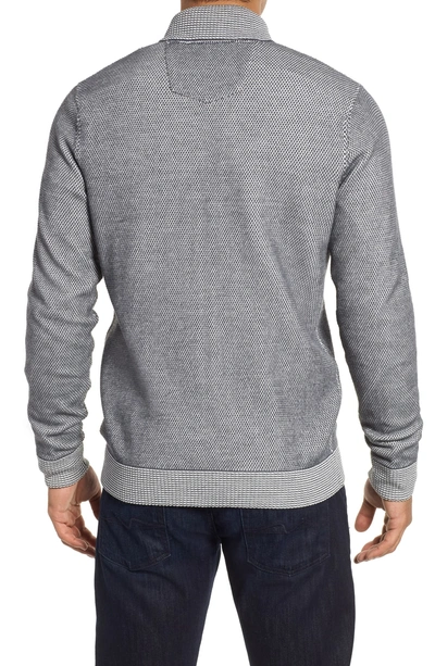 Shop Robert Graham Conboy Classic Fit Zip Sweater In Grey