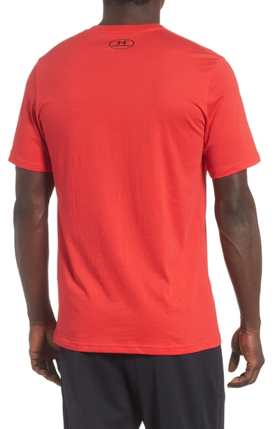 Shop Under Armour Sportstyle Loose Fit T-shirt In Red