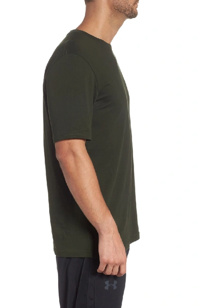 Shop Under Armour Sportstyle Loose Fit T-shirt In Artillery Green