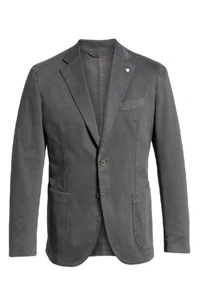 Shop Lbm L.b.m 1911 Classic Fit Stretch Cotton Sport Coat In Grey