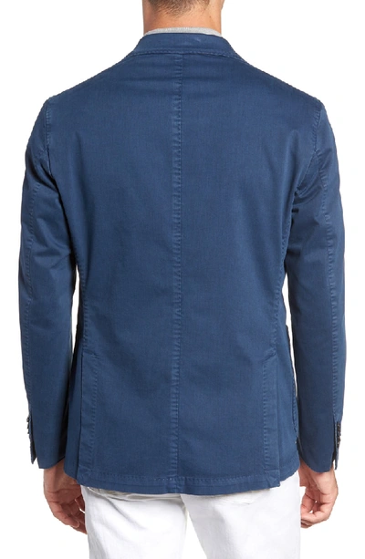 Shop Lbm L.b.m 1911 Classic Fit Stretch Cotton Sport Coat In Blue