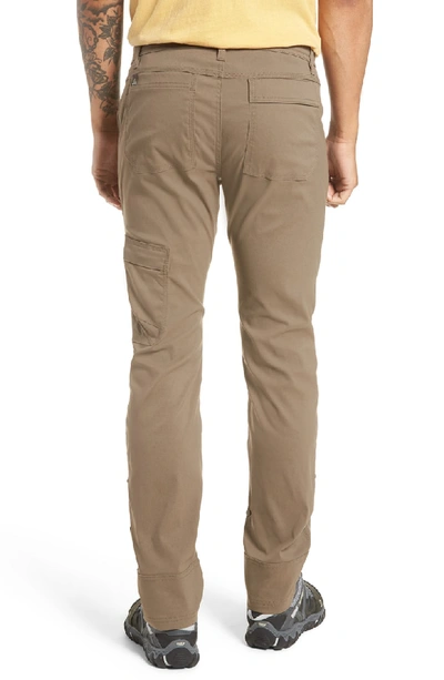 Shop Prana Stretch Zion Roll Pants In Mud