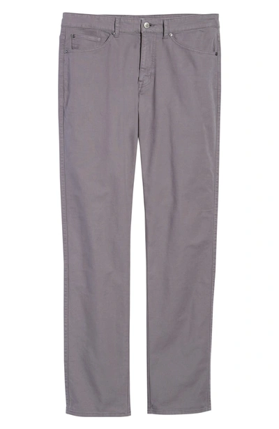 Shop Peter Millar Crown Vintage Canvas Pants In Mid Grey