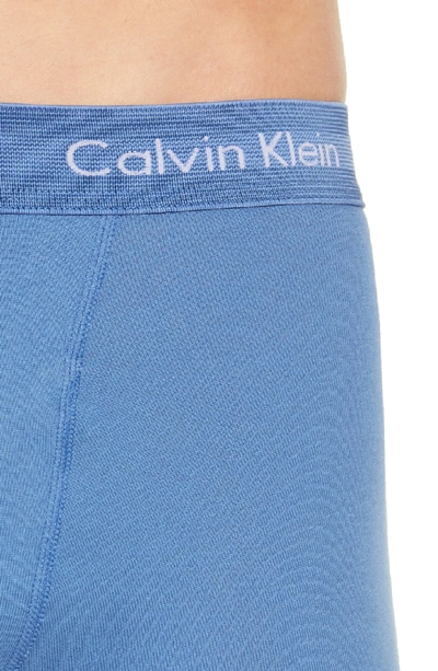 Shop Calvin Klein 3-pack Boxer Briefs In Oriole/ Stony/ Lakefront