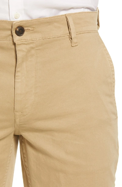 Shop Hugo Boss Stretch Chino Pants In Brown