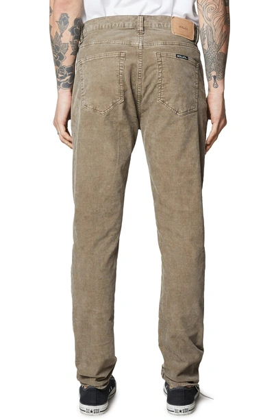 Shop Rolla's Tim Slim Fit Jeans In Stone Cord