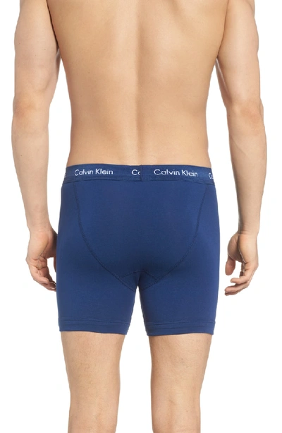 Calvin Klein Men's Cotton Stretch Boxer Briefs 3-pack Nu2666 In Purple  Assorted | ModeSens