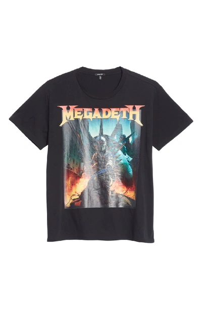 Shop R13 Megadeth Graphic Oversize T-shirt In Black