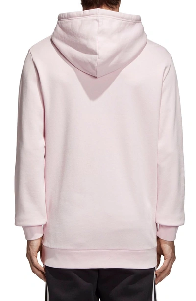 Shop Adidas Originals Trefoil Logo Pullover Hoodie In Clear Pink
