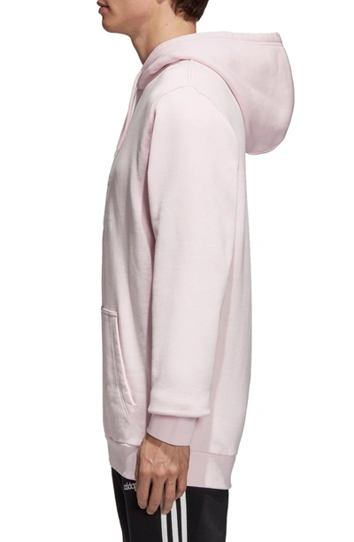 Shop Adidas Originals Trefoil Logo Pullover Hoodie In Clear Pink