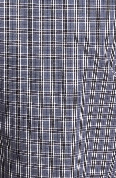 Shop Hanro Night & Day Woven Pajama Pants In Grey Check