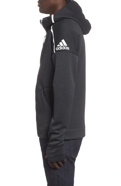 Adidas Originals Men's Z.n.e. Fast Release Full-zip Hoodie, Black | ModeSens