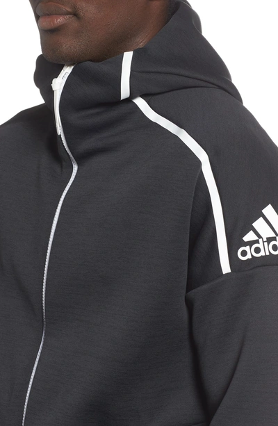 Adidas Originals Men's Z.n.e. Fast Release Full-zip Hoodie, Black | ModeSens