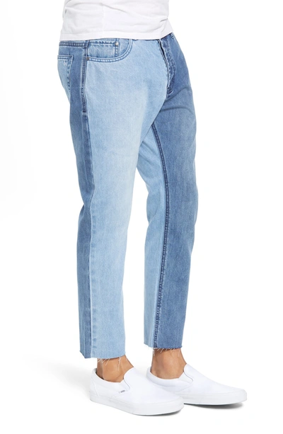 Shop Barney Cools B. Relaxed Jeans In Indigo Panel Crop