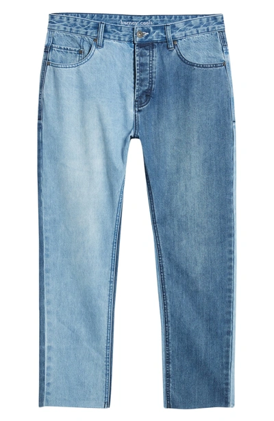 Shop Barney Cools B. Relaxed Jeans In Indigo Panel Crop