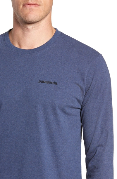 Shop Patagonia Fitz Roy Bison Responsibili-tee T-shirt In Dolomite Blue
