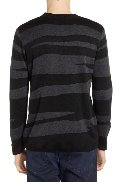 Shop Vestige Tiger Stripe Sweater In Black
