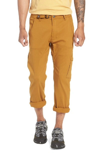 Shop Prana Stretch Zion Roll Pants In Bronzed