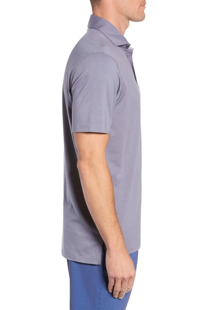 Shop Greyson Jersey Polo In Storm