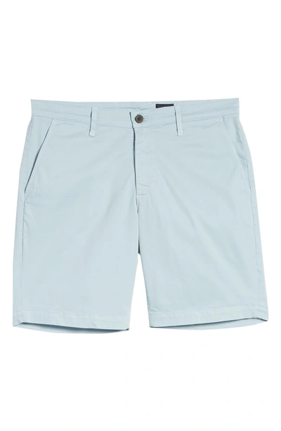 Shop Ag Wanderer Modern Slim Fit Shorts In Distilled Blue