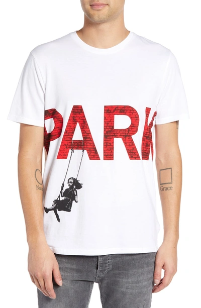 Shop Elevenparis Parking Print T-shirt In White