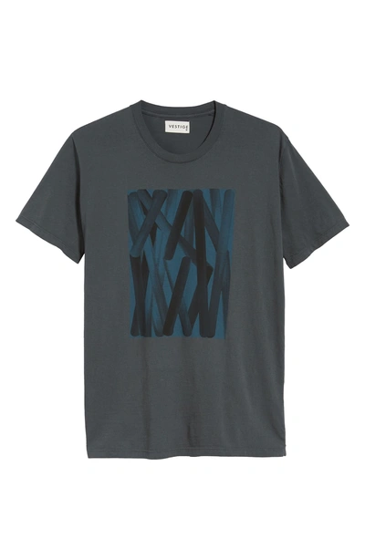 Shop Vestige Color Abstraction T-shirt In Dark Grey