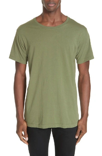 Shop John Elliott Cotton Classic Crew T-shirt In Olive