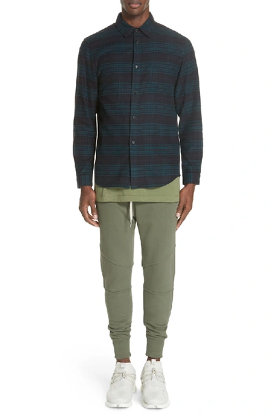 Shop John Elliott Cotton Classic Crew T-shirt In Olive