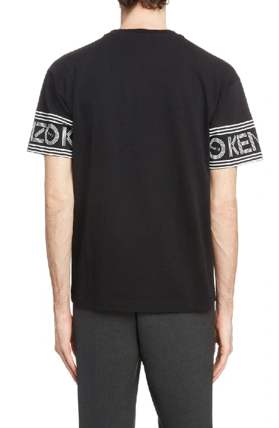 Shop Kenzo Sport T-shirt In Black