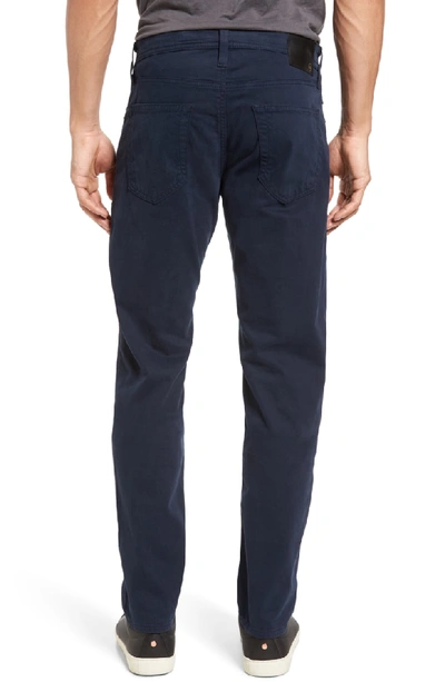 Shop Ag Tellis Sud Modern Slim Stretch Twill Pants In Night Sea