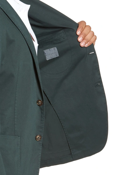 Shop Culturata Trim Fit Stretch Cotton Sport Coat In Green