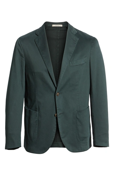 Shop Culturata Trim Fit Stretch Cotton Sport Coat In Green