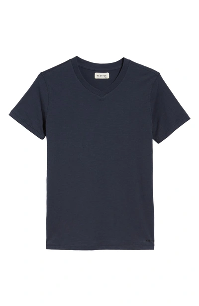 Shop Vestige Soccer V-neck T-shirt In Carbon