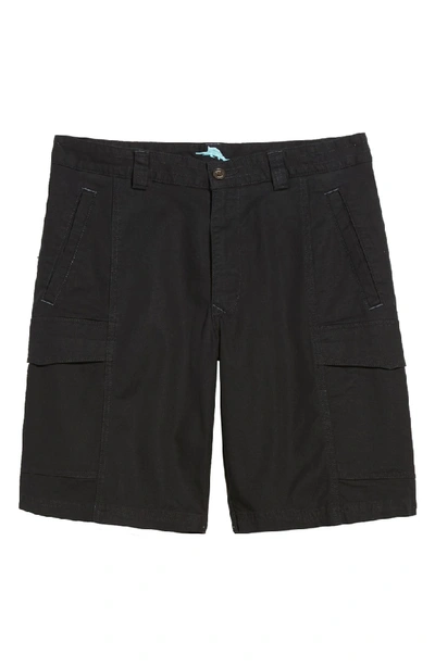 Shop Tommy Bahama Key Isles Cargo Shorts In Black