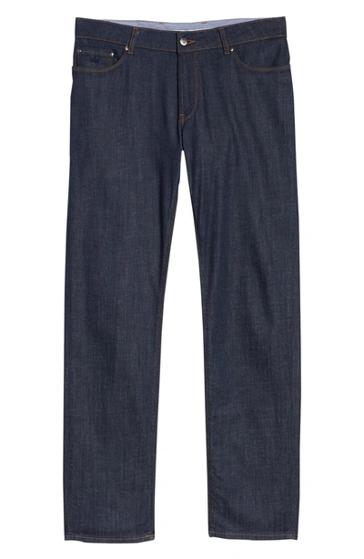 Shop Peter Millar Straight Leg Jeans In Blue